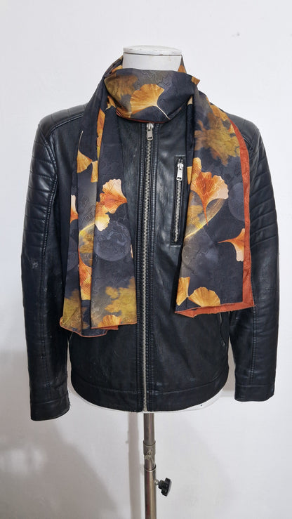Ginkgo Collection Uomo — Foulard lungo jacquard