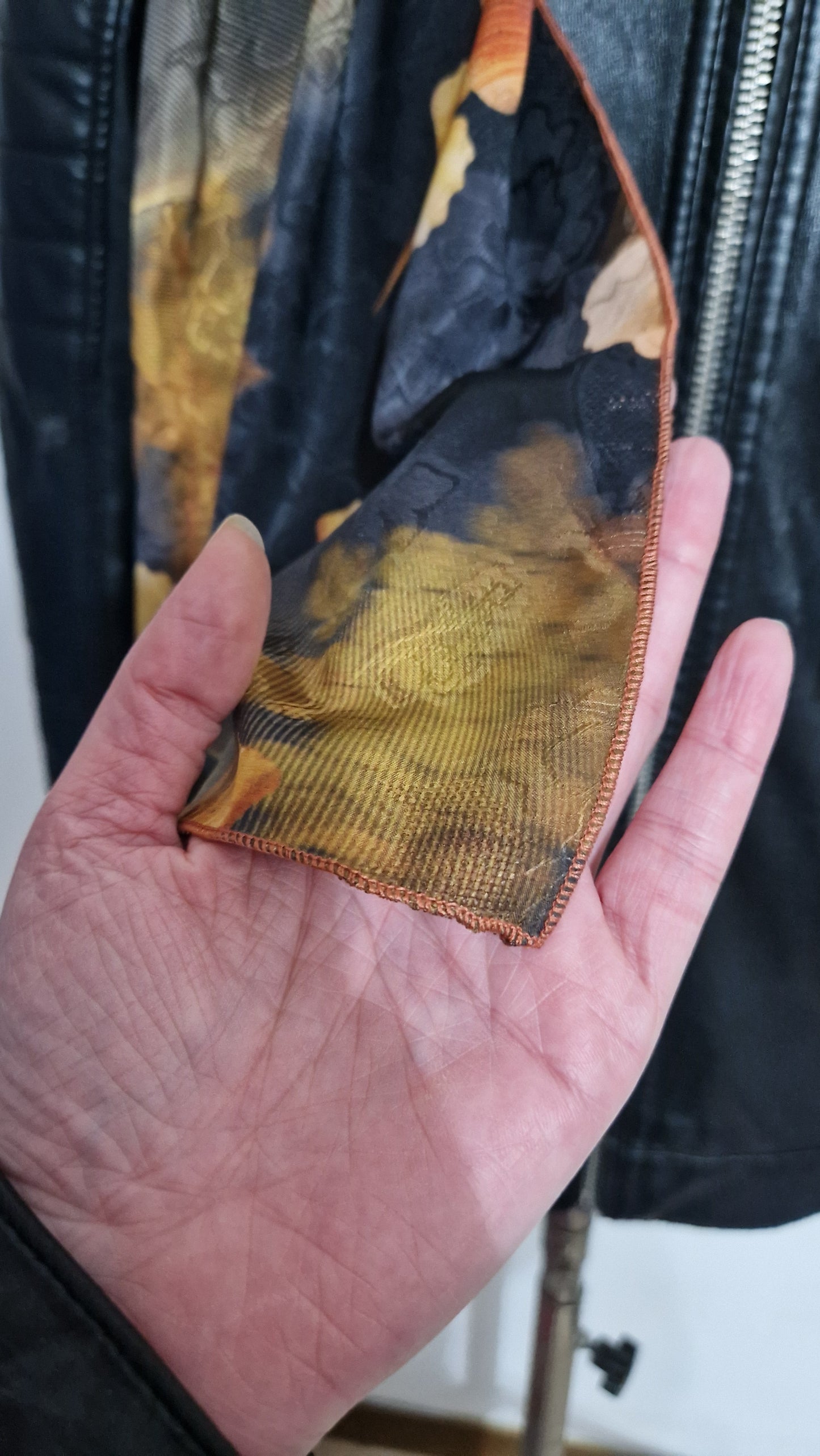 Ginkgo Collection Uomo — Foulard lungo jacquard