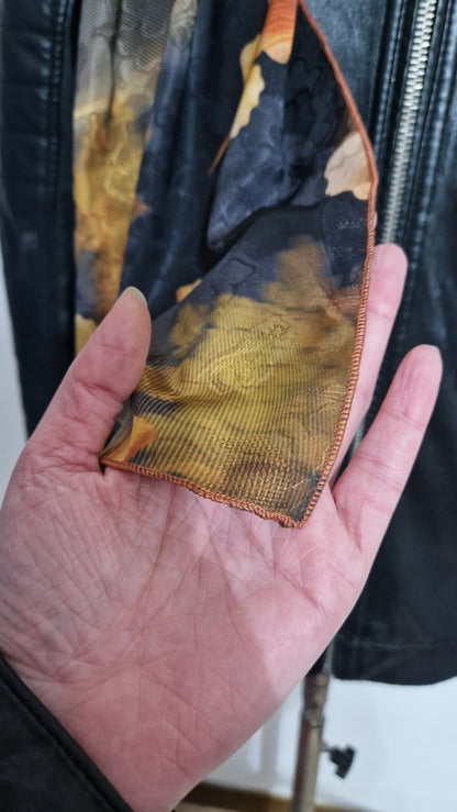 Ginkgo Collection Uomo — Foulard lungo jacquard