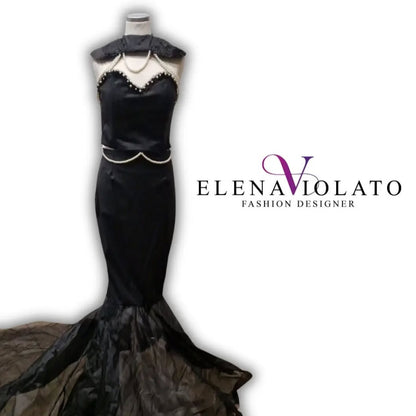 Black Mermaid — Abito Haute Couture Sirena